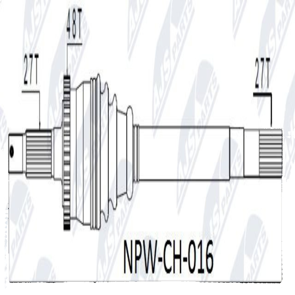 NPW-CH-016 NTY Drive Shaft for JEEP
