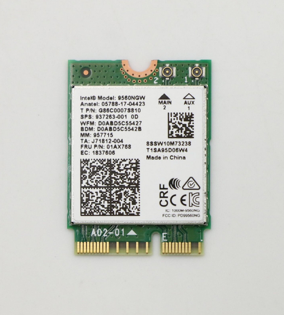 Lenovo Wireless,CMB,IN,9560 NV M2 +BT5.0 01AX768-02