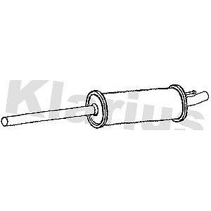 Klarius box with centre pipe fits Ford transit 2.2 12> FE1164D