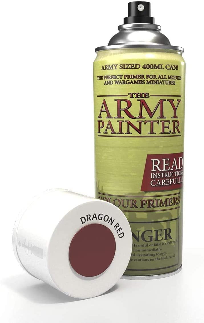 Dragon Red Colour Primer Spray Army Painter Aerosol Brand New in Box AP-CP3018
