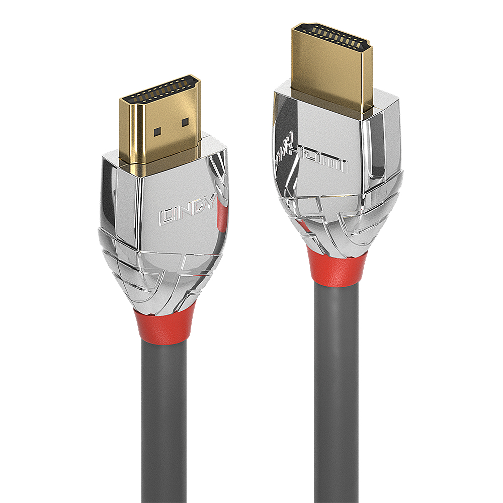 3m High Quality High Speed Lindy Cromo Line 4K HDMI 2.0 Cable Gold Connectors