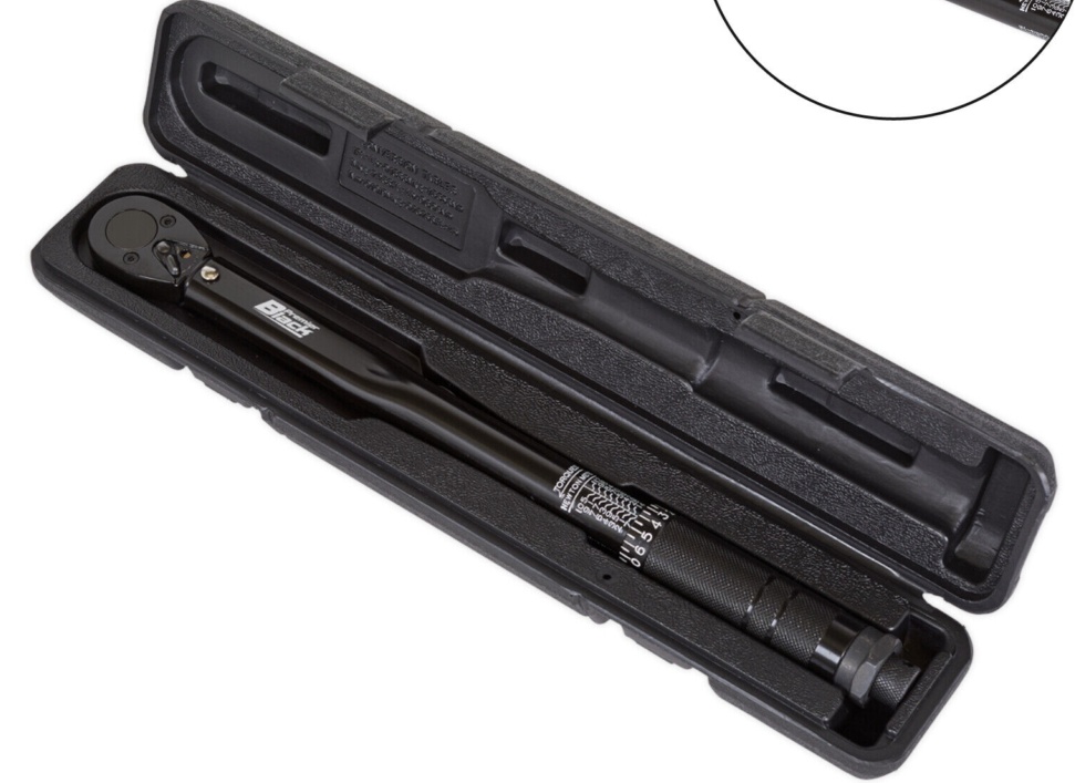 Sealey AK623B BLACK 3/8"" Sq Drive Calibrated Torque Wrench 7Nm-112Nm With Case
