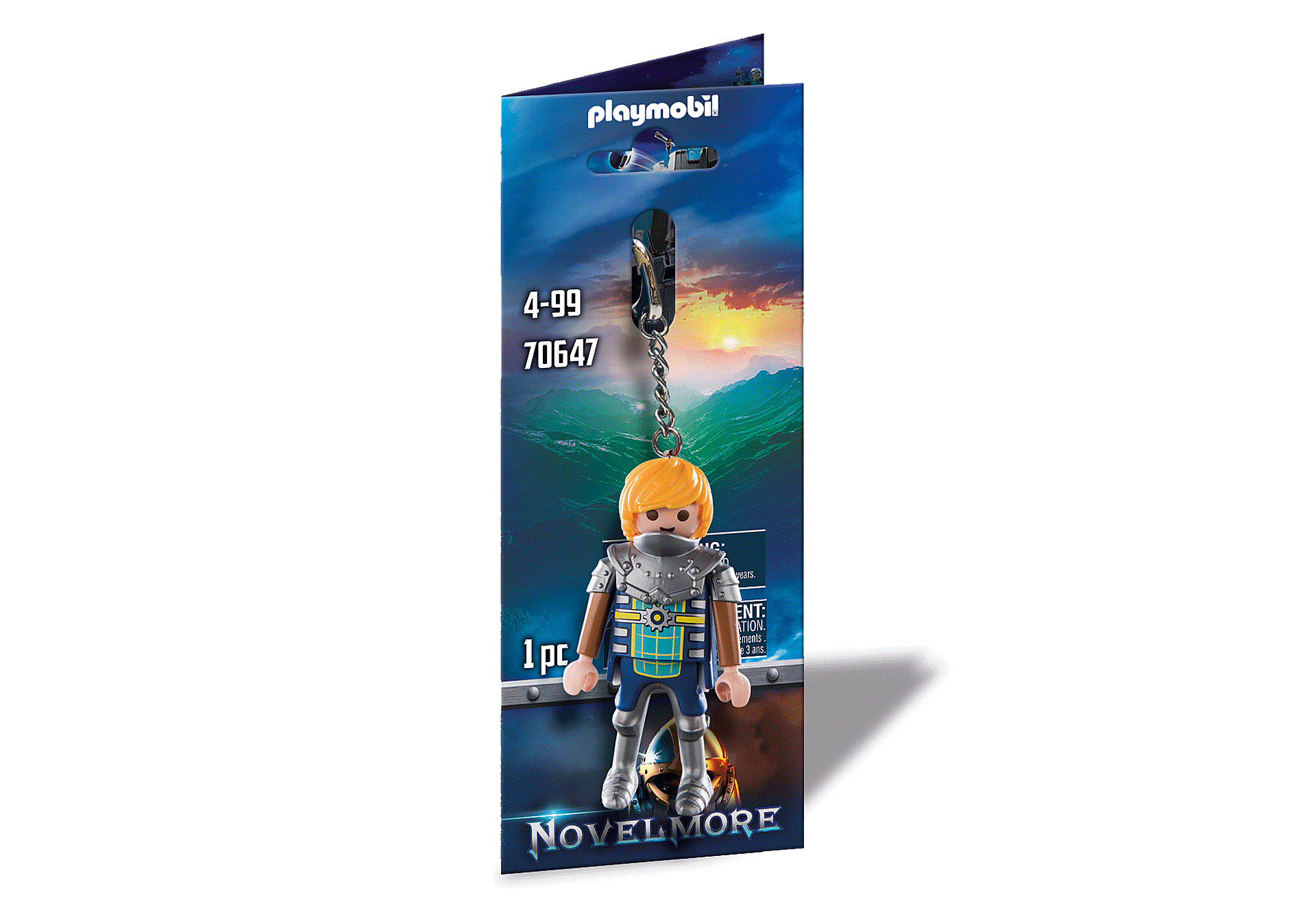 Original PLAYMOBIL® Novelmore 70647 - Llavero Príncipe Arwynn - Imagen 5