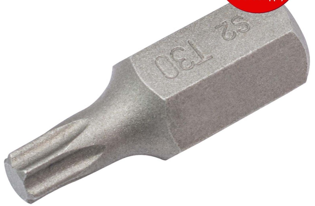 Draper 33352 T30 x 30mm Draper TX-STAR 10mm Insert Bit for Mechanics Bit Sets