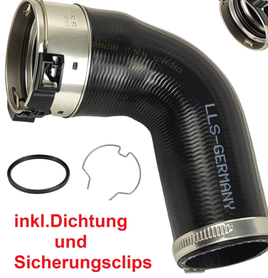 Turbo Hose Lower Intercooler For BMW 5 Series E60 E61 525d 530d 11617797707