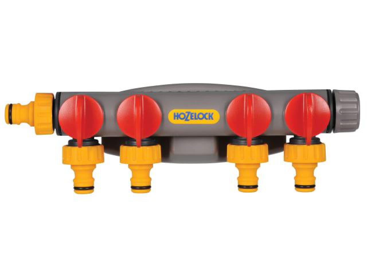 Hozelock Unisex Grey Multi-Tap Connector 4-Way Watering In - Image 3