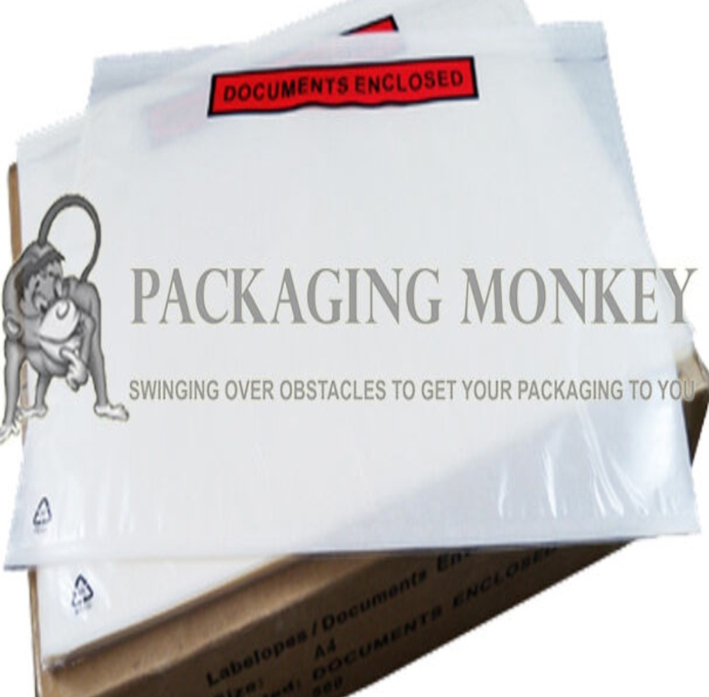 1000 x A4 Printed Document Enclosed Wallets Envelopes C4