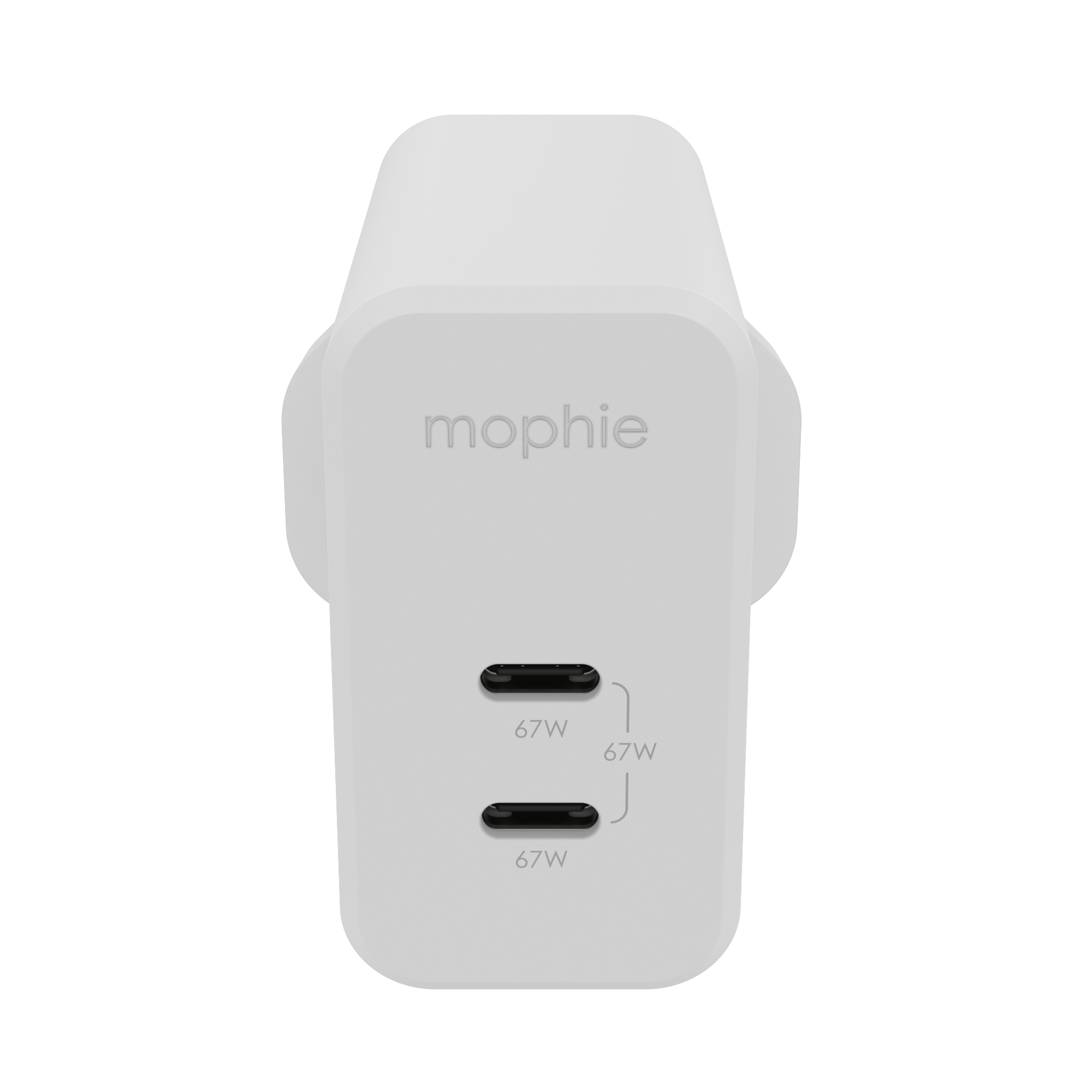 Mophie Wall Charger 67W Gan Usb-C Dual Uk 2Xusbc