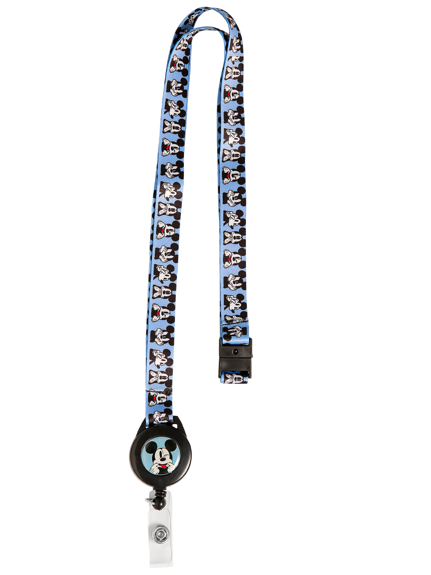 Disney Mickey Mouse Lanyard For Id Badges Lanyard - Mickey Mouse Lanyard Id Badge Holder With Retractable Badge Reel