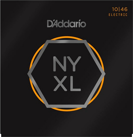 D'Addario NYXL1046 Nickel Wound Electric Guitar Strings, Regular Light 10-46