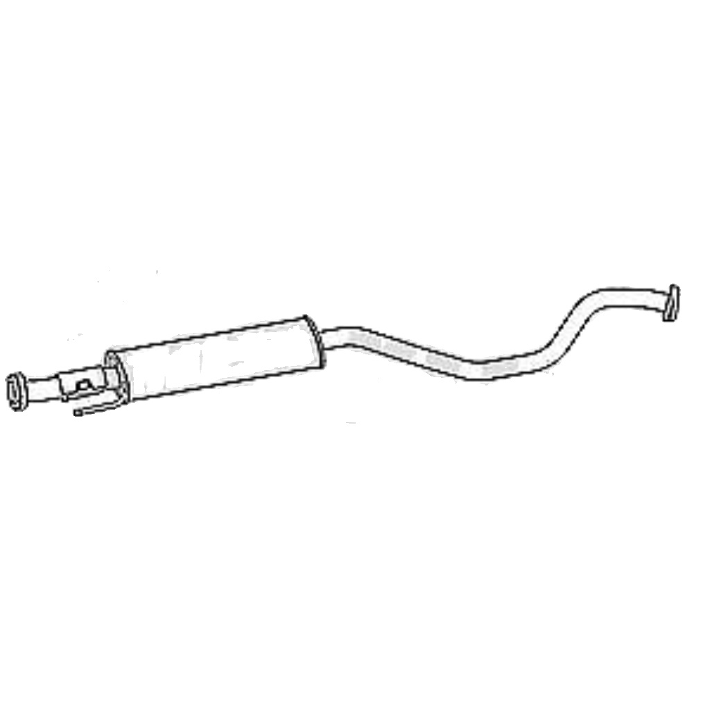 Klarius box with centre pipe fits Nissan pulsar 1.2 14> DN767E