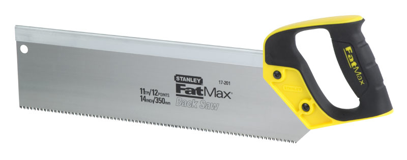 Genuine Stanley STA217202 FatMax 350mm (14 in) 13tpi Tenon Back Jetcut Hand Saw
