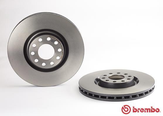 2x Brake Discs Pair Vented fits AUDI A6 C5 2.4 Front 97 to 05 321mm Set Brembo - Image 16