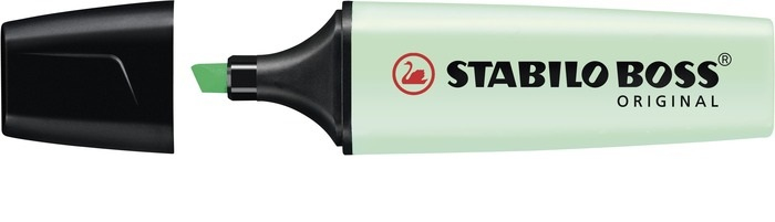 Evidenziatore Boss Pastel Stabilo - 2-5 mm - 70/116 (Verde Menta Conf. 10)