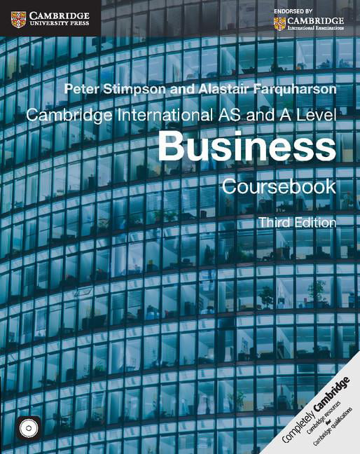 Cambridge International AS and A Level Business Coursebook with CD-ROM (Cambridg