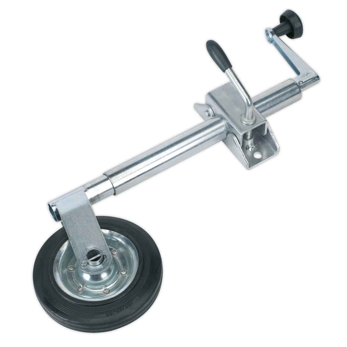 Sealey TB371 Jockey Wheel & Clamp 35mm - 150mm Solid Wheel
