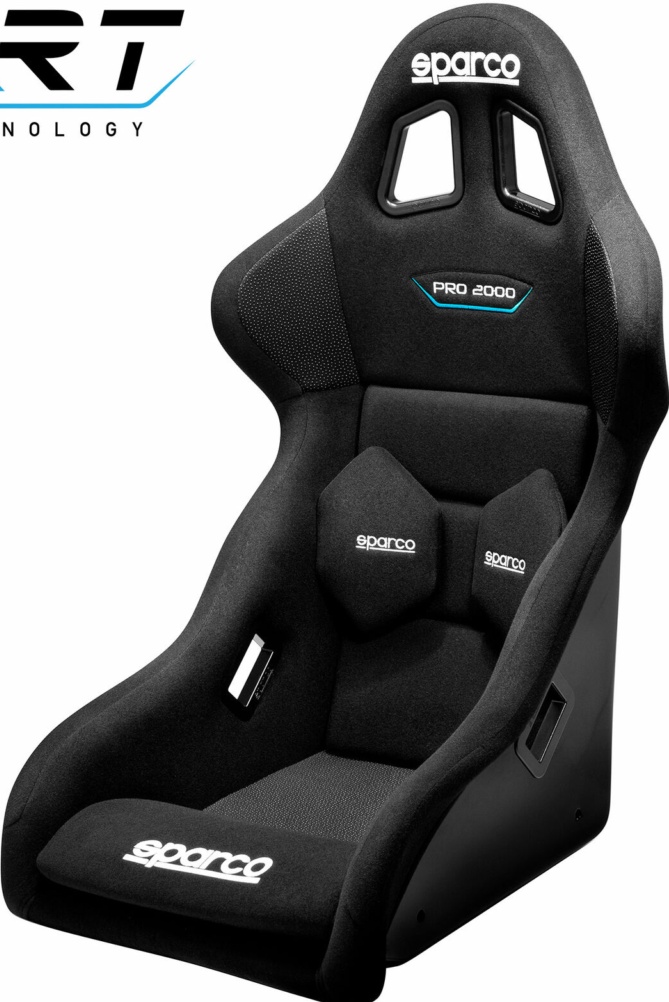 Sparco Pro 2000 QRT Fibreglass FIA-Approved Motorsport Seat, Black