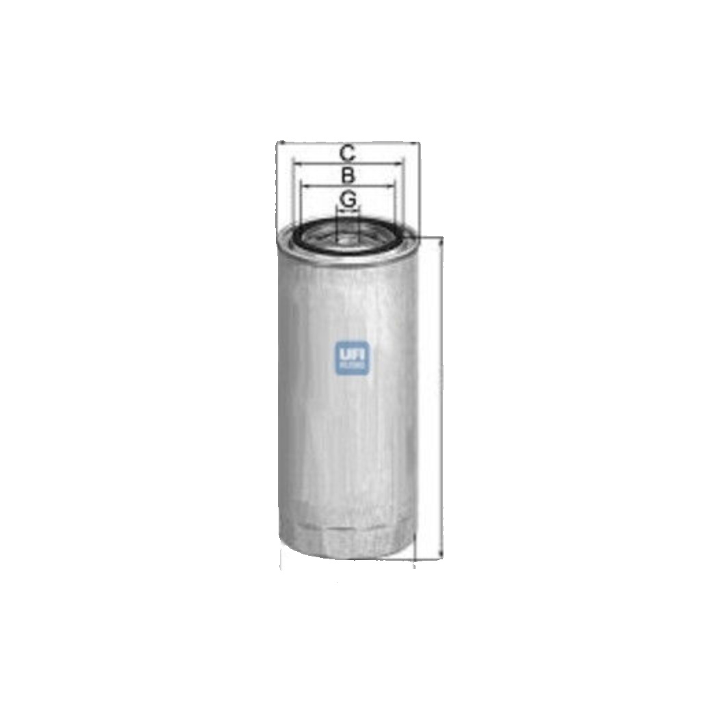24.417.00 UFI FILTRO CARBURANTE PER BMW 530 D-00