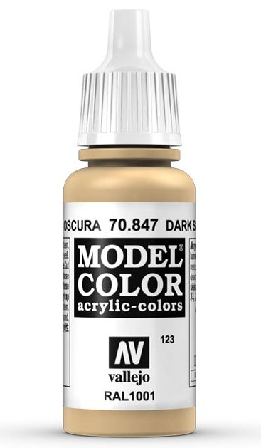 Vallejo Model Color 17ml - Dark Sand - 70.847 - Image 7