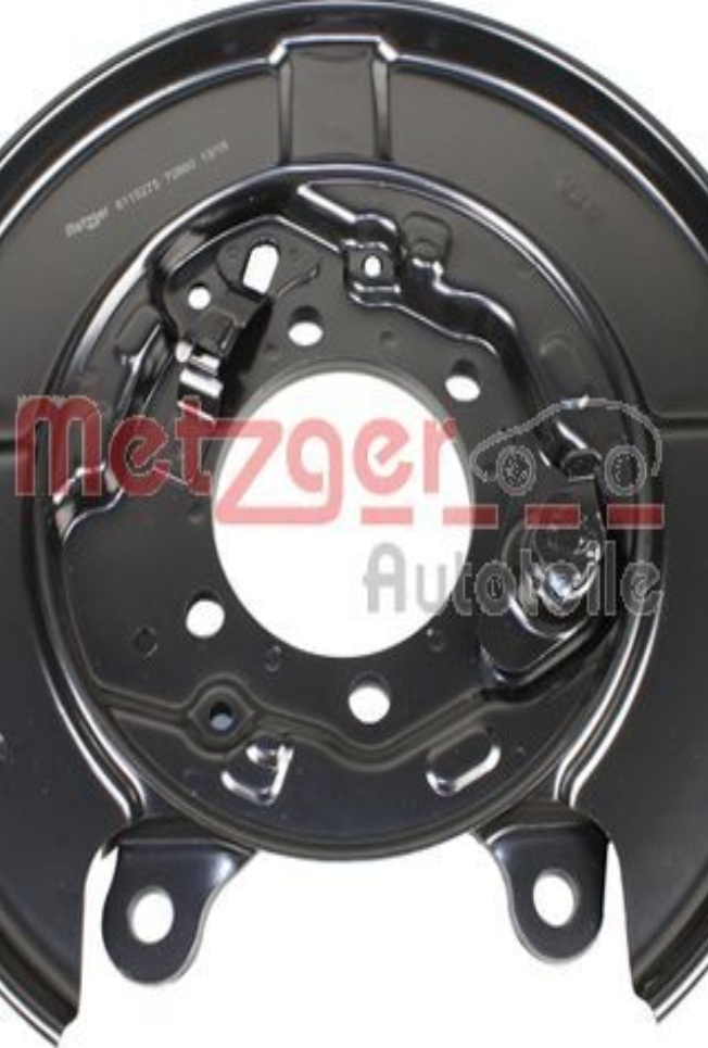 Rear Left METZGER 6115275 Splash Guard, brake disc for NISSAN