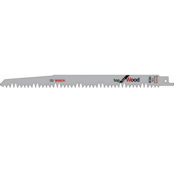 Bosch S1531L (2608650676) Reciprocating Saw Blade for Wood 240mm (Pack Of 5)