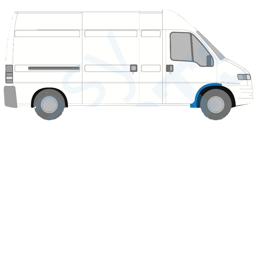 FIAT DUCATO BOXER RELAY 1994-2006 FRONT WHEEL ARCH + SILL REPAIR PANEL / RIGHT