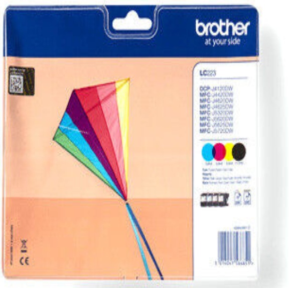 Genuine Original LC223 , Magenta, Yellow, Black, Cyan Ink Value Pack