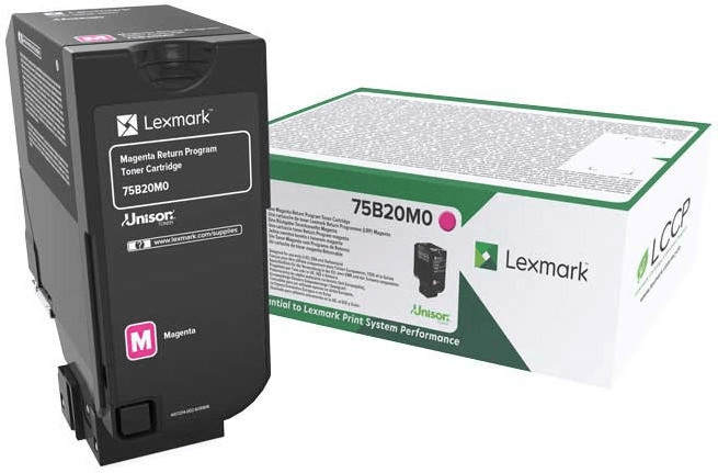 Lexmark 75B20M0 toner cartridge Original Magenta 1 pcs
