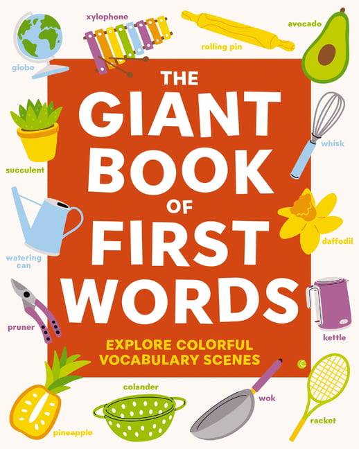 The Giant Book of First Words by  Applesauce Press, Emily Sul... - 9781646434077