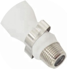 Flat Coax Cable Ribbon f Socket satellite Ideal for windows doors caravans - x2