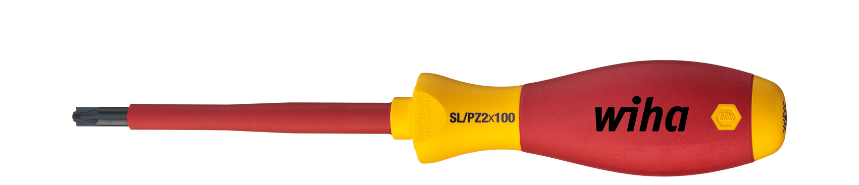 Wiha 30700 PlusMinus Screwdriver Pozidrive 1000v VDE SoftFinish Slotted-PZ1
