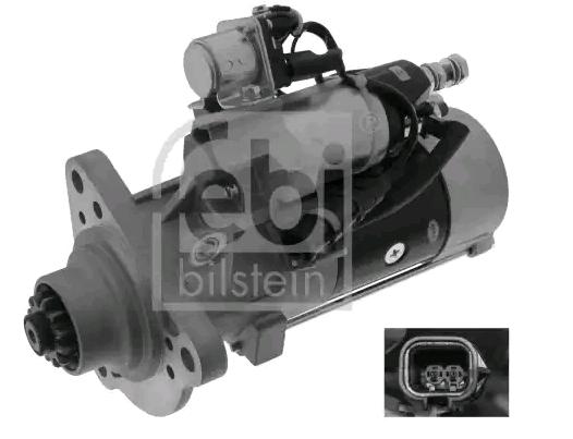 FEBI BILSTEIN 48999 Starter 24V 12 Teeth Fits MAN NEOPLAN SINOTRUK (CNHTC)