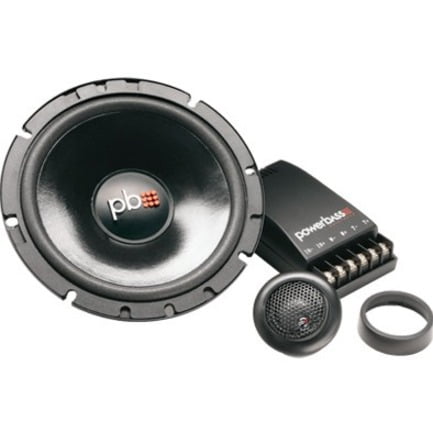 PowerBass S-60C 6.5"" 2-Way 420 Watt Component Car Door Speaker System