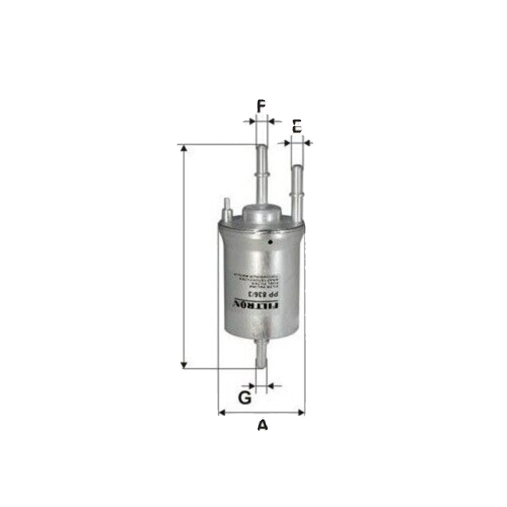 PP 836/3 FILTRON FUEL FILTER FOR AUDI SEAT SKODA VW