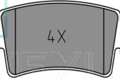Rear MEYLE GERMANY 025 236 6916 Brake Pad Set, disc brake for NISSAN,OPEL,RENAUL