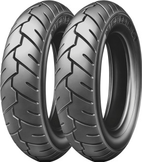 1 x Michelin S1 350/10 (59J) TL/TT Front Or Rear Classic Scooter / Moped Tyre
