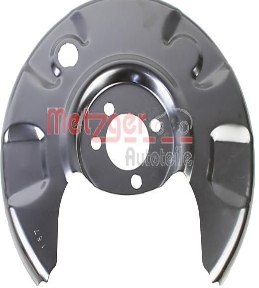 Original METZGER Splash Plate Brake Disc 6115435 for VW