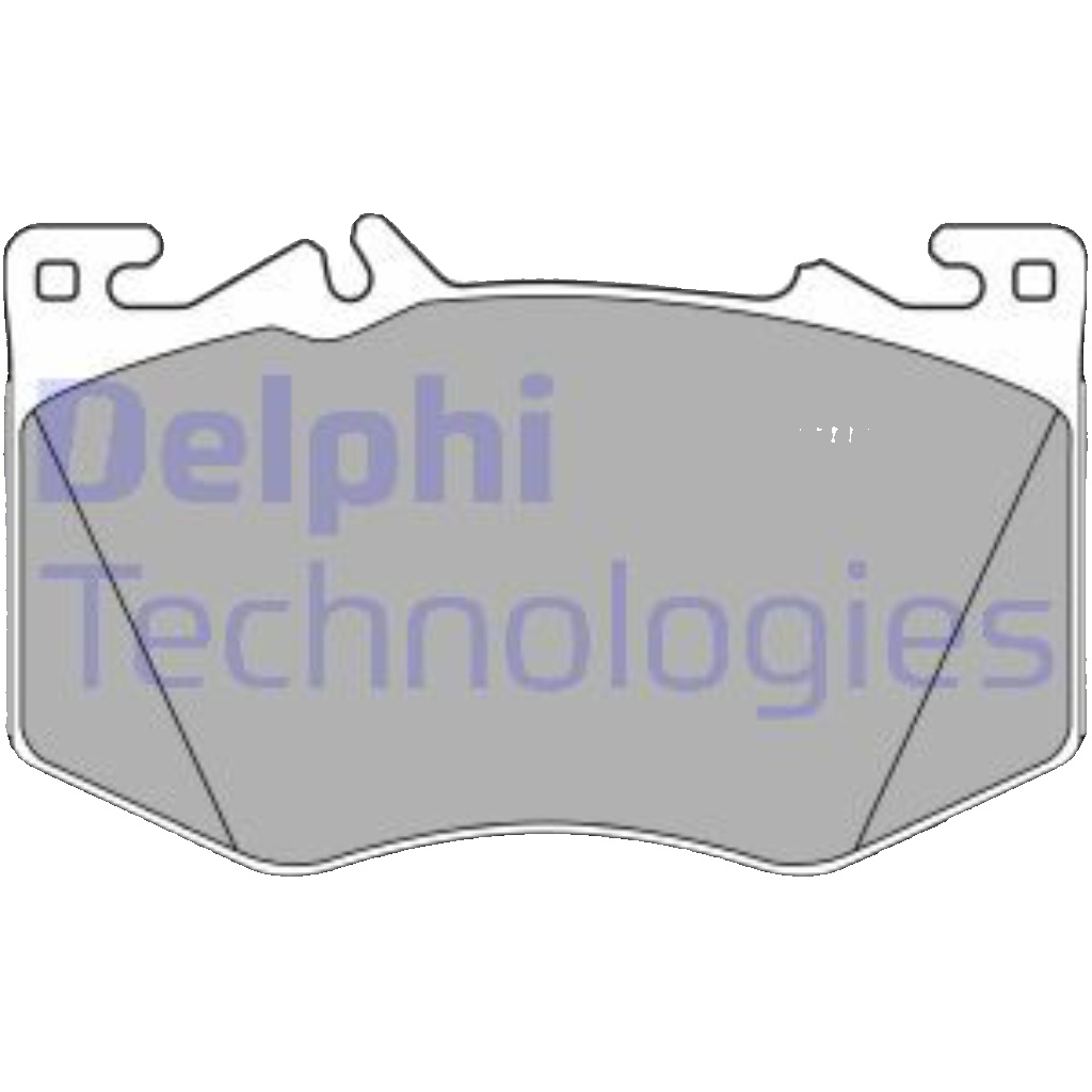 Brake pads Low-Metallic LP3620 DELPHI for MERCEDES-BENZ A-CLASS A-CLASS Saloon