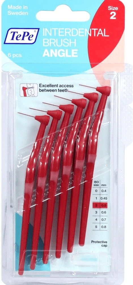 Tepe Angle Red Blister - Interdental Angle Brush Red Brushes 6 05Mm - Image 8
