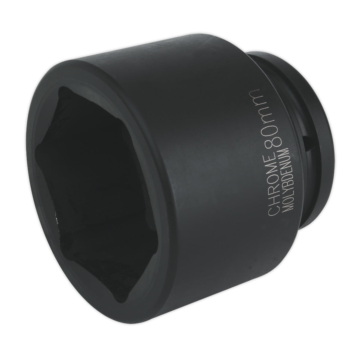 Sealey 1" Drive Hexagon Impact Socket Metric 1" 80mm