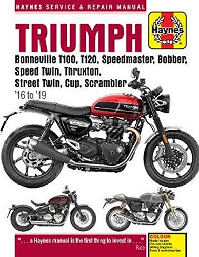 Triumph Bonneville T100, T120, Speedmaster, Bobb – 16 to 19 Coombs Paperback