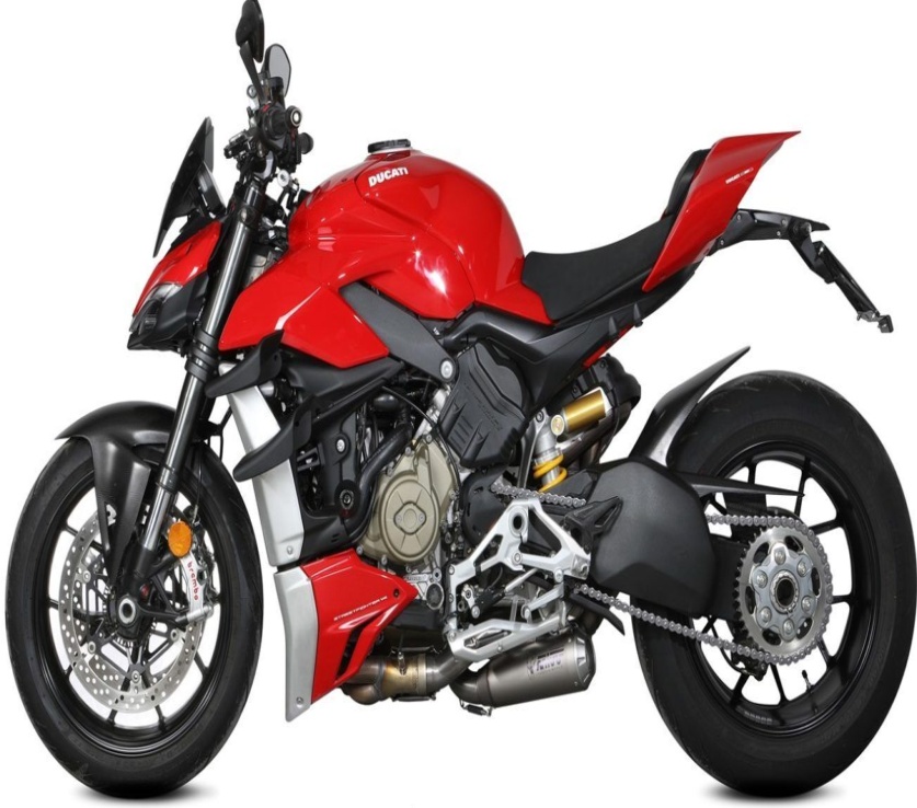Scarico doppio DUCATI STREETFIGHTER V4 2022 2023 MIVV X-m1 Titanio RC