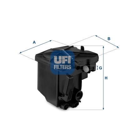 FUEL FILTER 24.027.00 FOR PEUGEOT FORD CITROEN C3 BERLINGO/FIRST/MPV XSARA 1.6L - Image 3