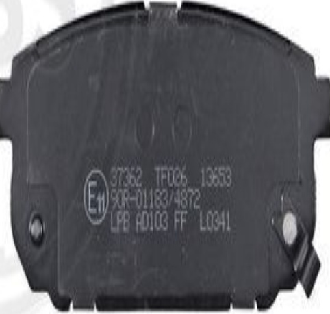 37362 A.B.S. Brake Pad Set, disc brake for KIA