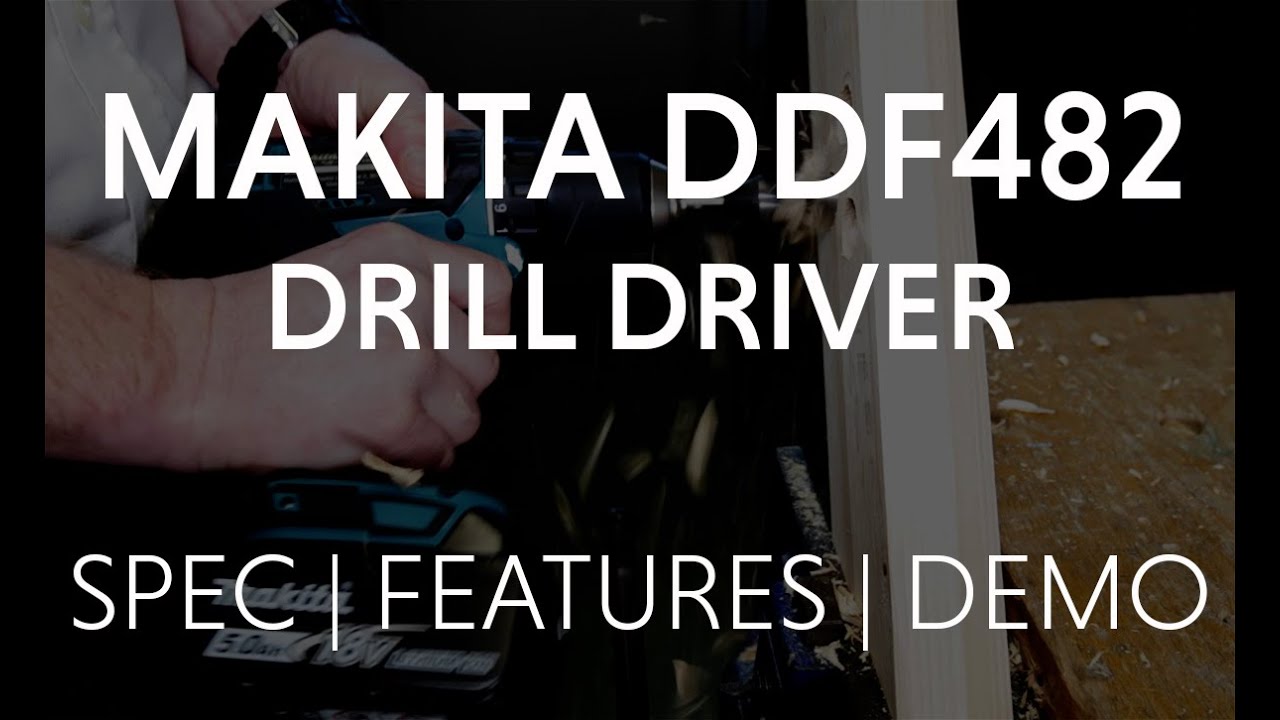 MAKITA DDF482Z 18v Drill driver 13mm keyless chuck