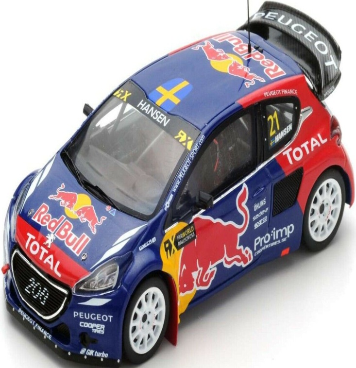 1/43 Peugeot 208 Red Bull  WRX World Rallycross  France 2015  Timmy Hansen