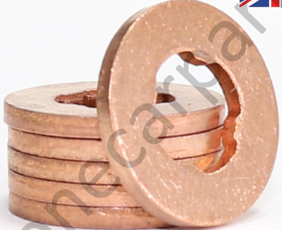 4 x Fuel Injection Copper Heat Shield For BMW X1 1.6d 1.8d 2.0d dx 2.3dx 2.5dx