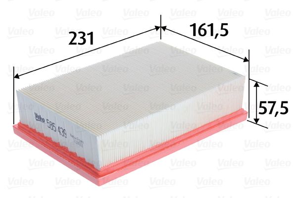 AIR FILTER 585439 FOR HOLDEN VAUXHALL MOKKA CHEVROLET OPEL 2H0 1.8L 4cyl TRAX