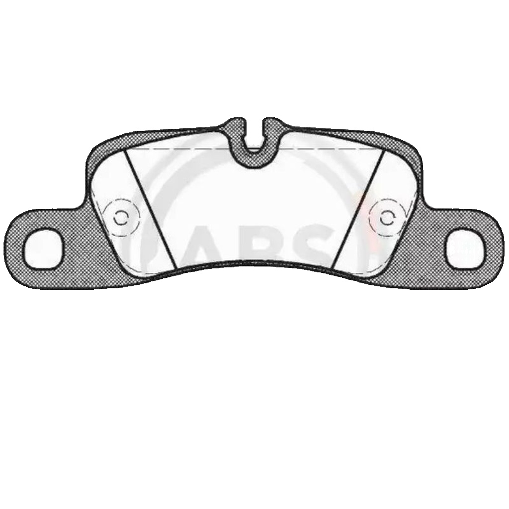 Brake pads 37725 A.B.S. for PORSCHE CAYENNE