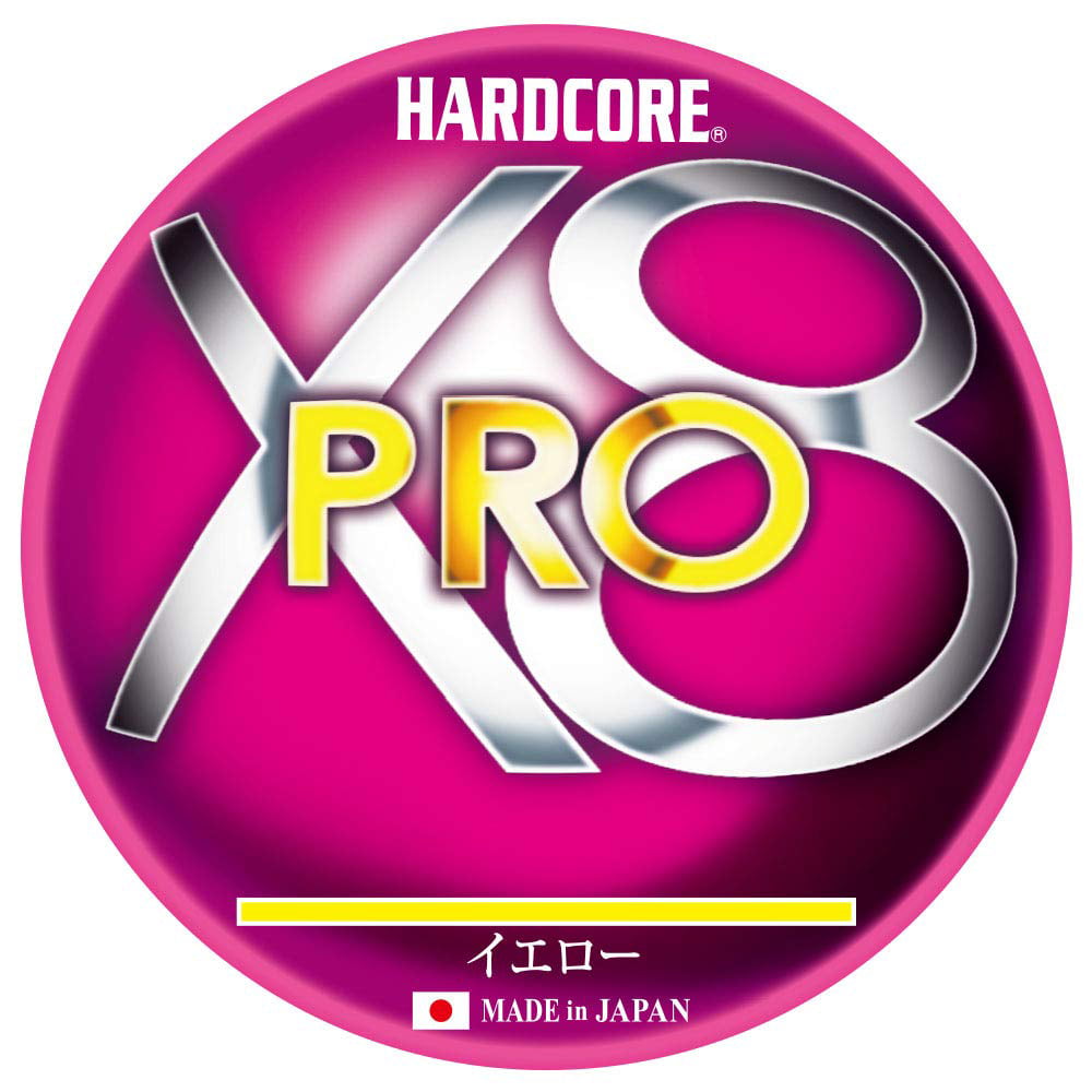Yo Zuri Duel P.E Line Hardcore X8 Pro 200m P.E 0.6 5.8Kg Yellow H3882-Y